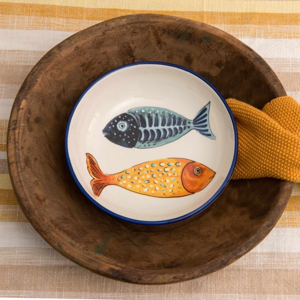 Grün &amp; Form Suppenteller Fisch 21cm