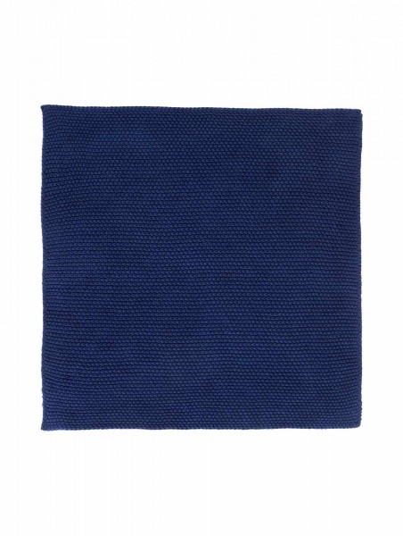 ASA Baumwolltuch gestrickt blau 2er Set 30x30